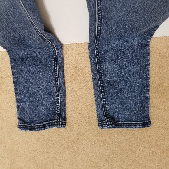 Mossimo jeggings 9 pyramid stud embellished tuexdo stripe style whiskered punk - Picture 7 of 15